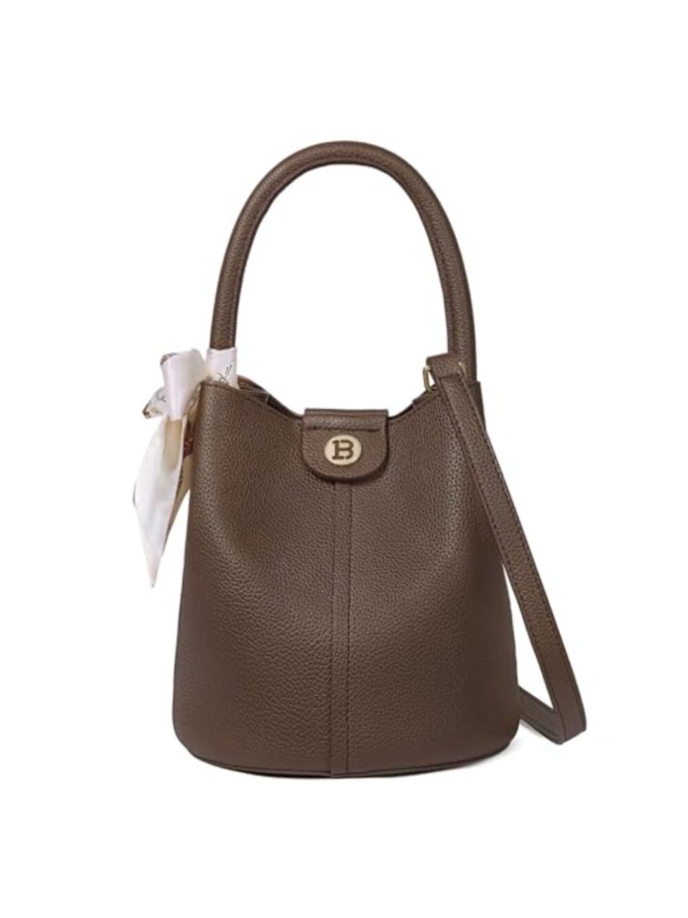 Small Bucket Crossbody Bag Women Adjustable Strap Removable Purse
